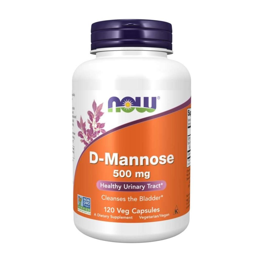 Now Foods D-Mannose 500 Mg 120 Capsules Other Supplements Now Foods