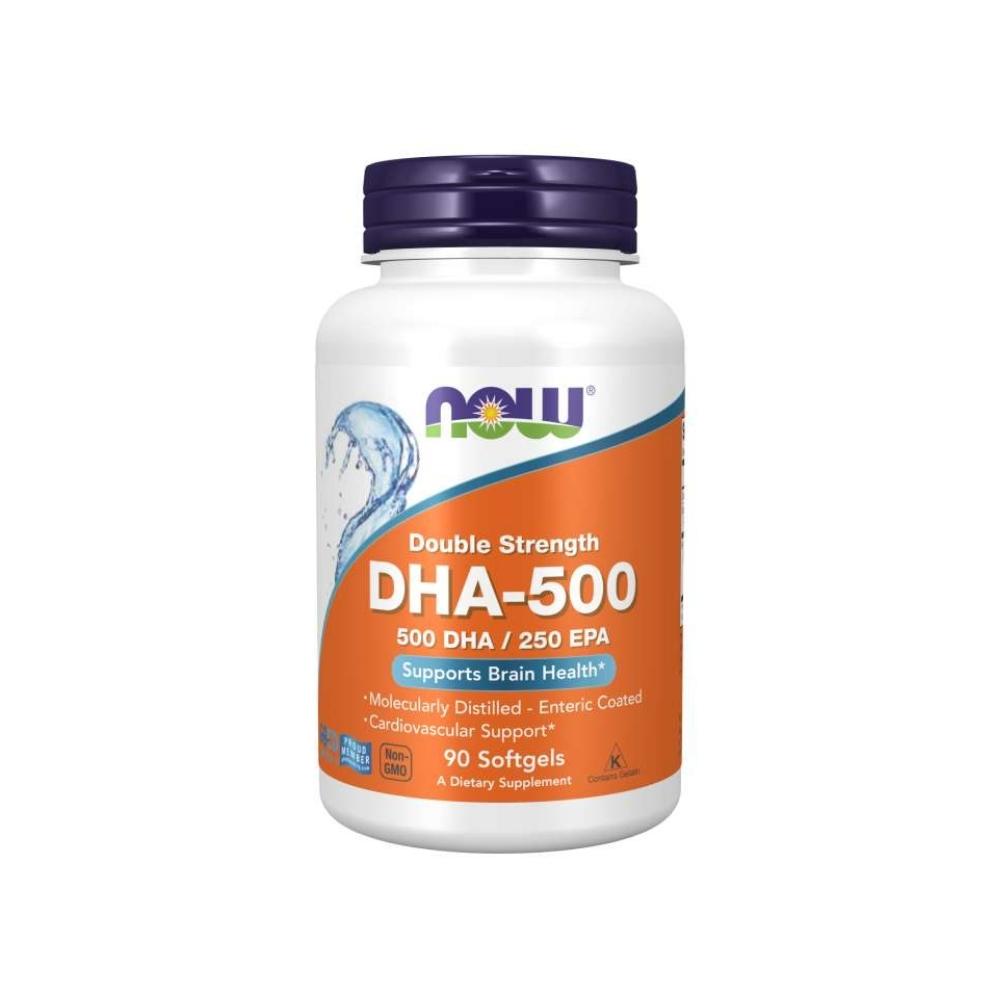 Now Foods DHA 500 Mg 90 Soft Gels Omega Fatty Acids / EFAs Now Foods