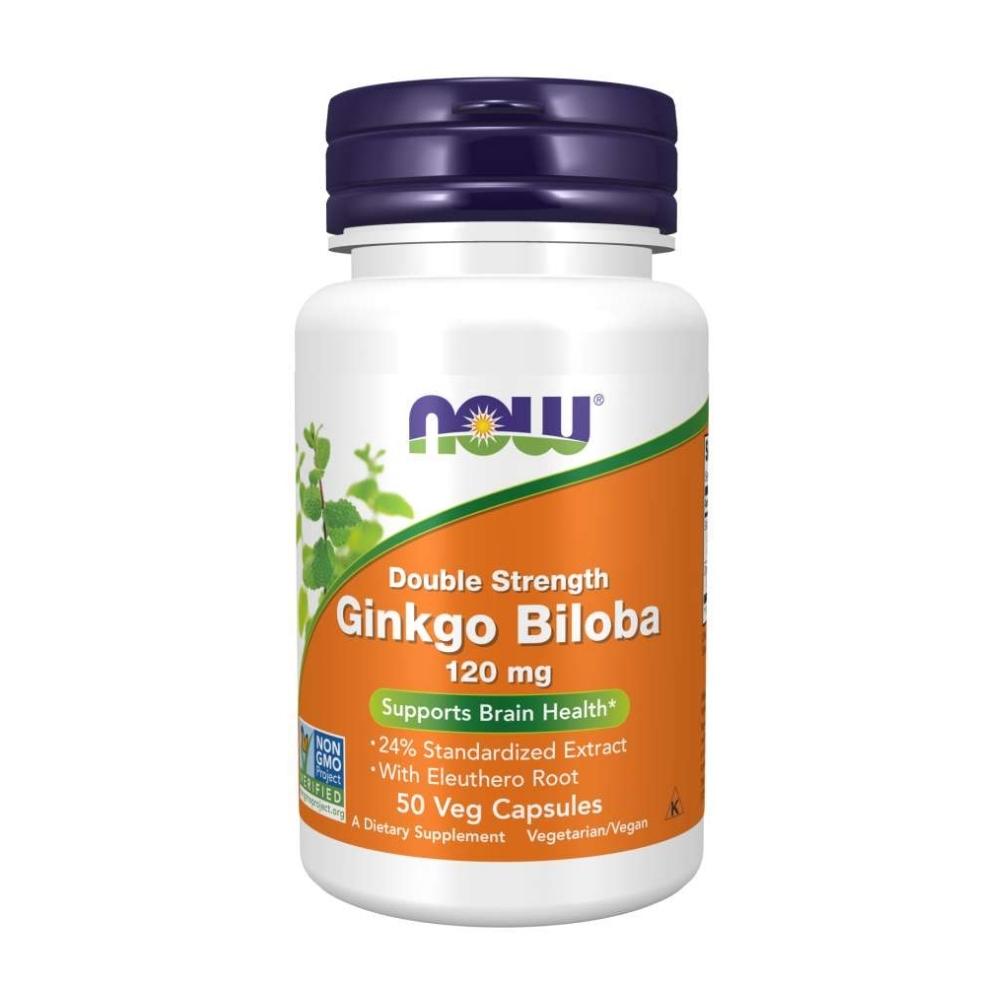 Now Foods Ginkgo Biloba 120 Mg 50 Vegetable Capsules Now Foods