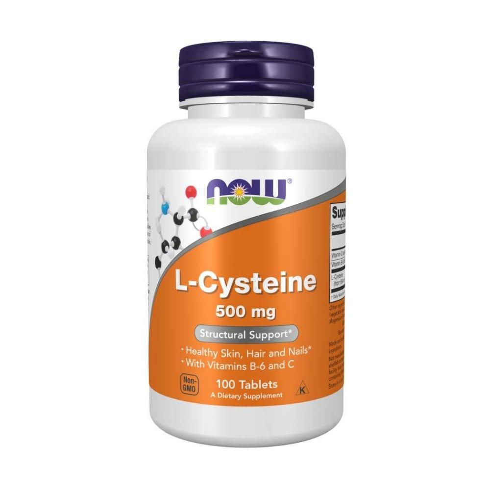 Now Foods Cysteine 500 Mg 100 Tablets Amino Acids Now Foods