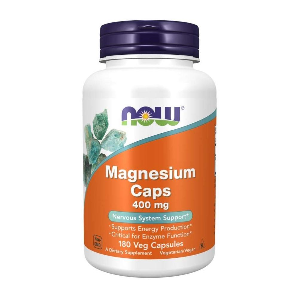 Now Foods Magnesium 400 Mg 180 Capsules Minerals Now Foods