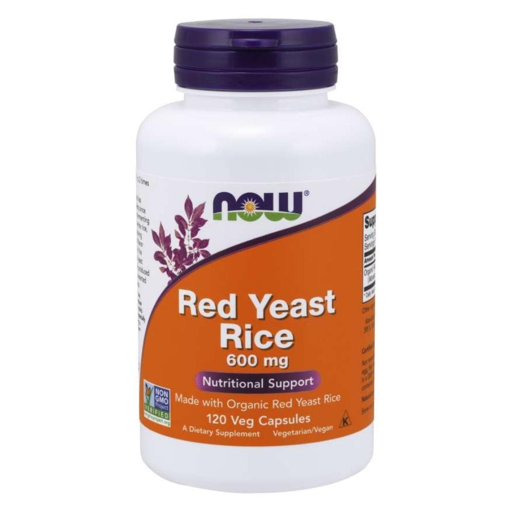 Now Foods Red Yeast Rice 600 Mg Org 120 Vegetable Capsules Other Supplements Now Foods