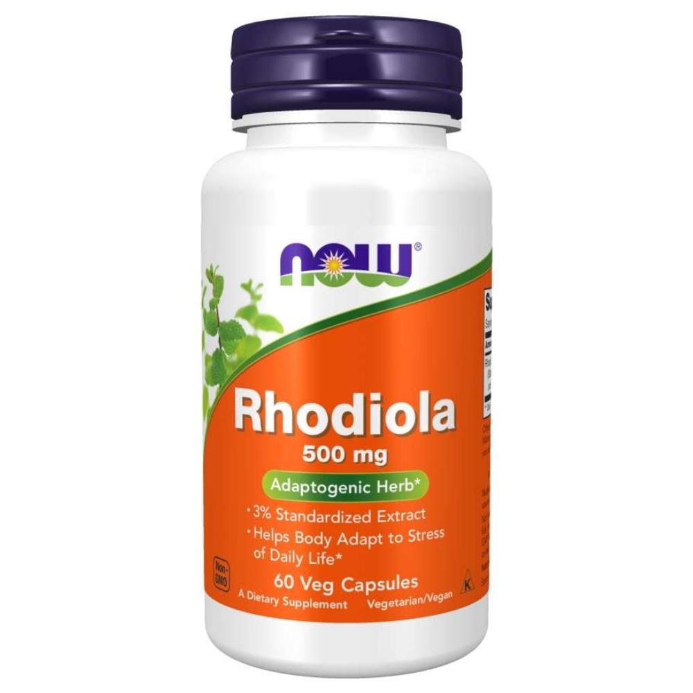 Now Foods Rhodiola 500 Mg Extract 3% 60 Vegetable Capsules Personal Care Now Foods