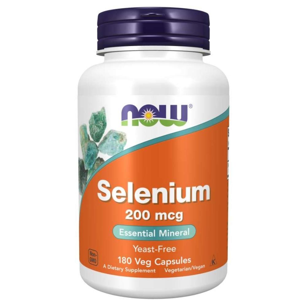 Now Foods Selenium 200 Mcg 180 Vegetable Capsules Minerals Now Foods