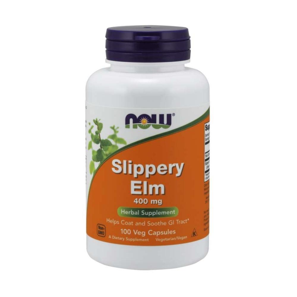 Now Foods Slippery Elm 400 Mg 100 Capsules Herbs Now Foods