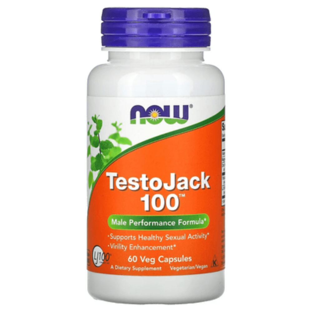 Now Foods TestoJack 100 60 Vege Caps Testosterone Boosters Now Foods
