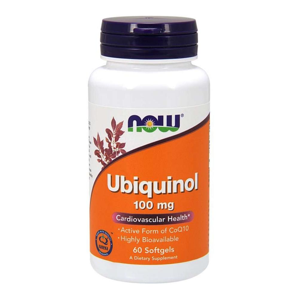 Now Foods Ubiquinol 100 Mg 60 Softgels Antioxidants / CoQ-10 Now Foods