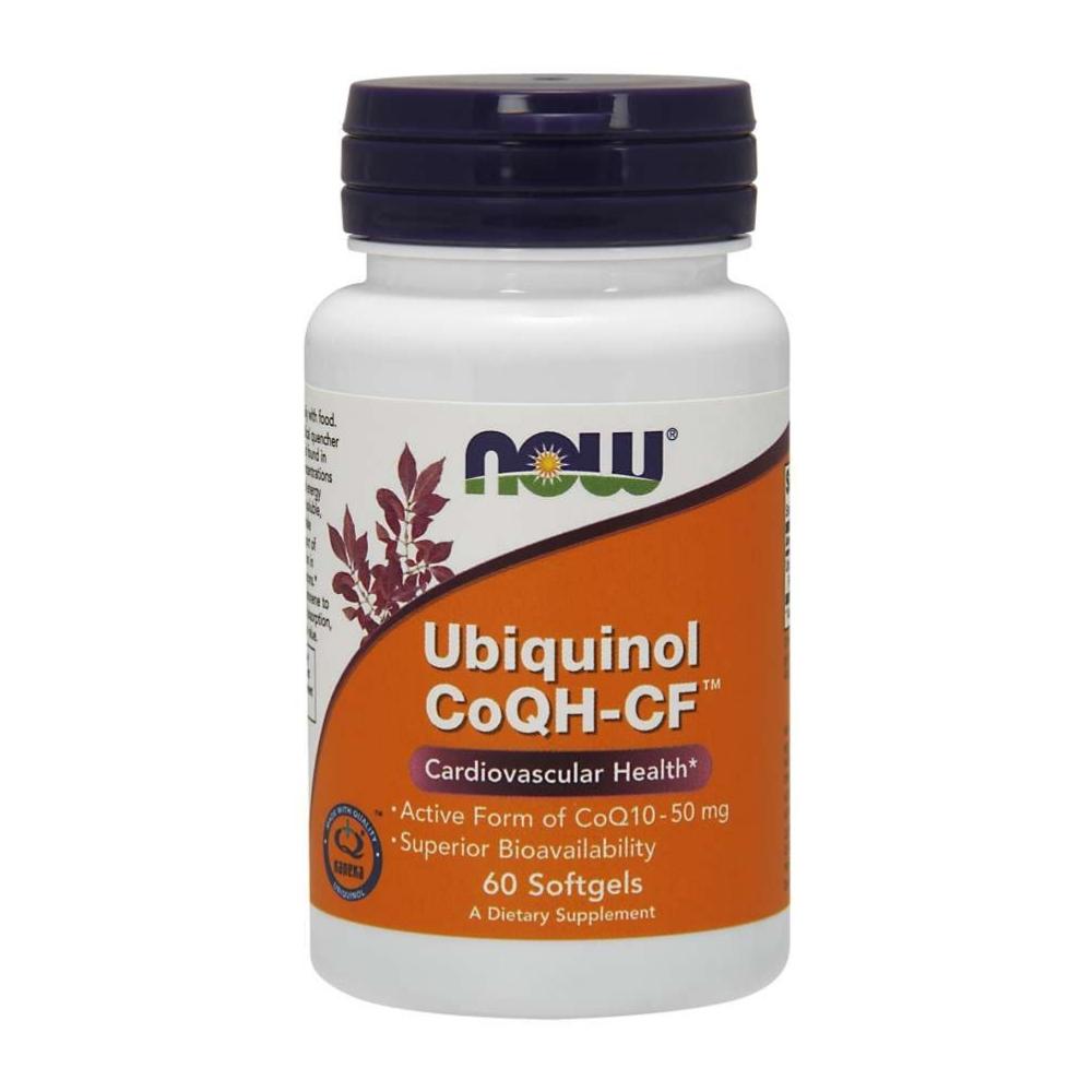 Now Foods CoQH-CF Ubiquinol 60 Soft Gels Antioxidants / CoQ-10 Now Foods