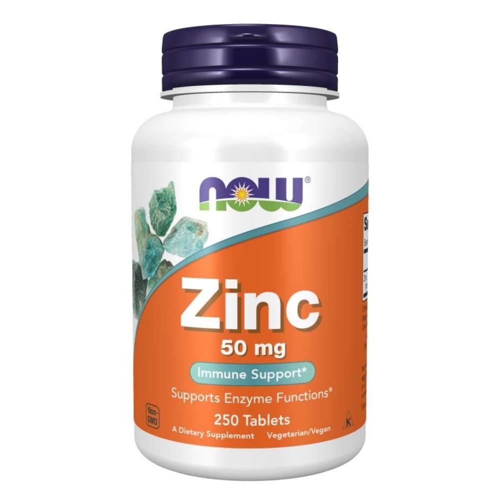 Now Foods Zinc Gluconate 50 Mg 250 Tablets Now Foods