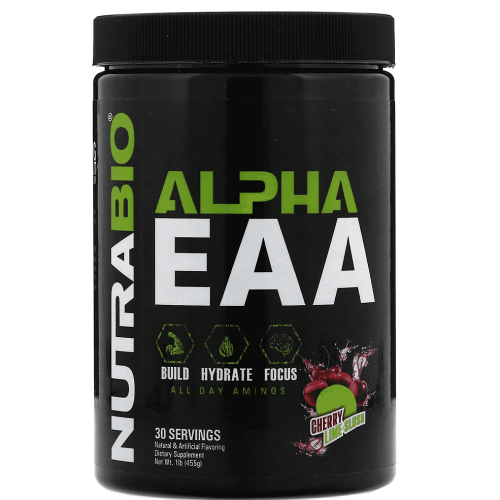 NutraBio Alpha EAA 30 Servings Amino Acids NutraBio