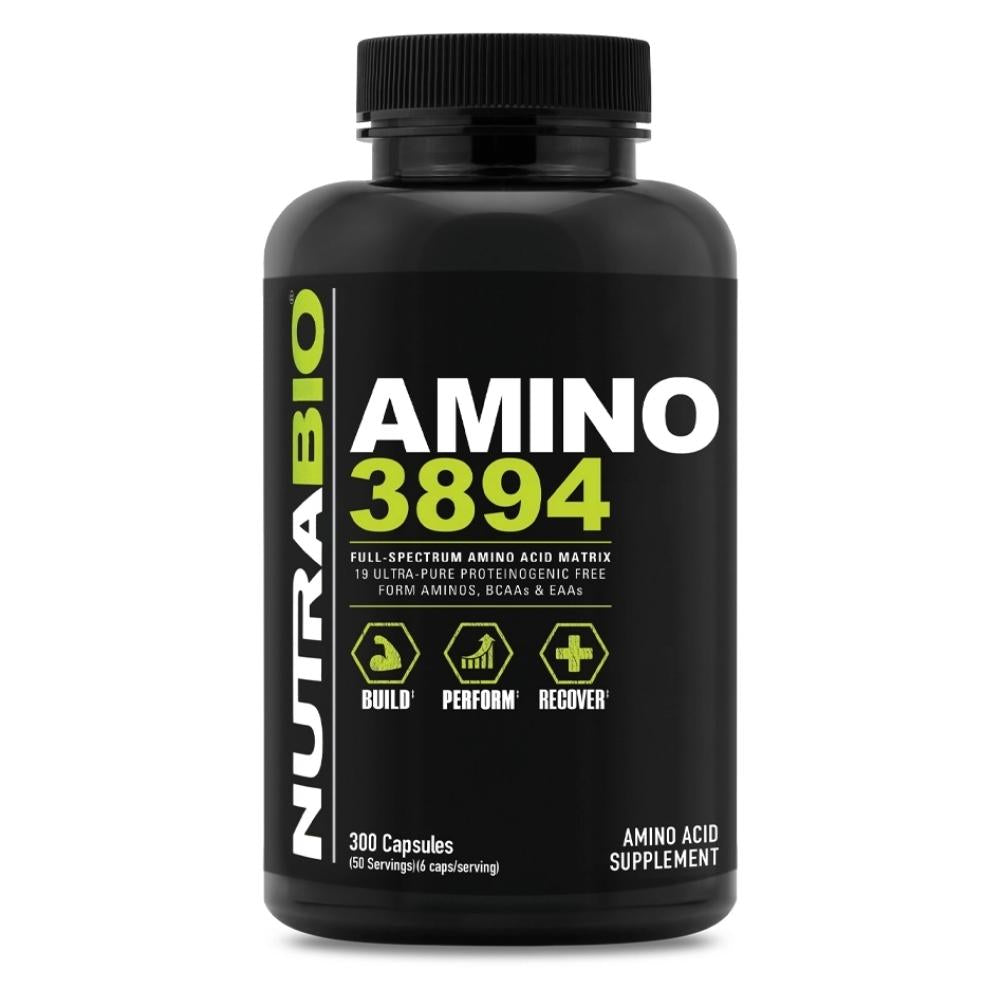 NutraBio Amino 3894 300 Capsules Amino Acids NutraBio