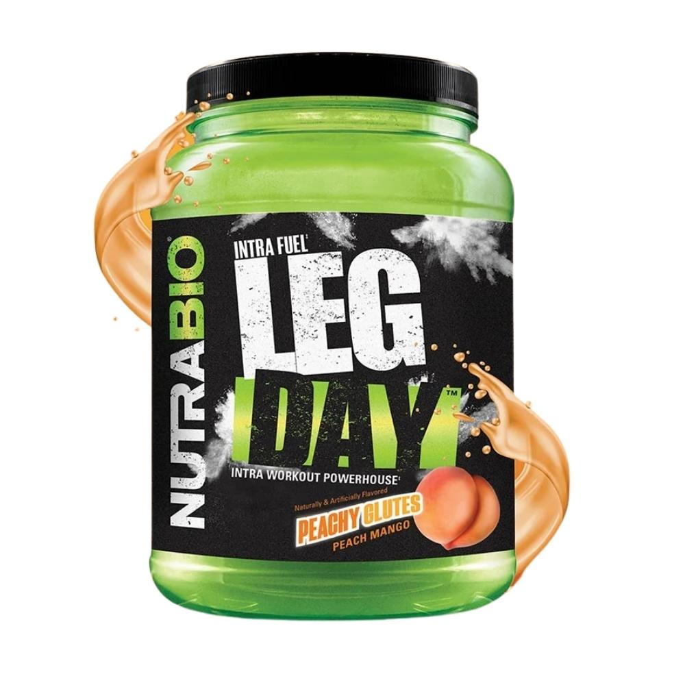 NutraBio Leg Day 20 Servings Sports Performance Recovery NutraBio Peachy Glutes