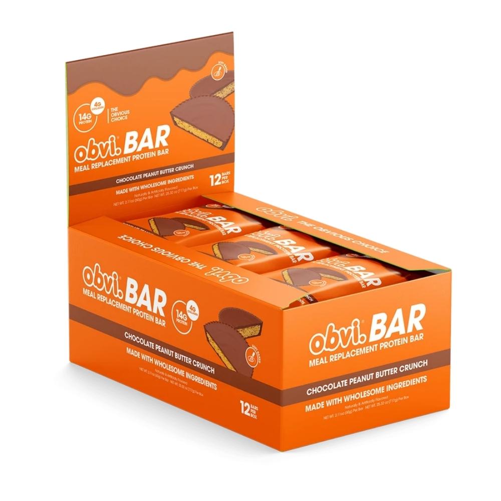 OBVI Bars 12/Box Bars Obvi PB Crunch