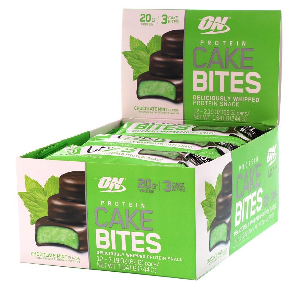 Optimum Nutrition Protein Cake Bites 12/Box Foods & Snacks Optimum Nutrition Chocolate Mint (1059269804075)