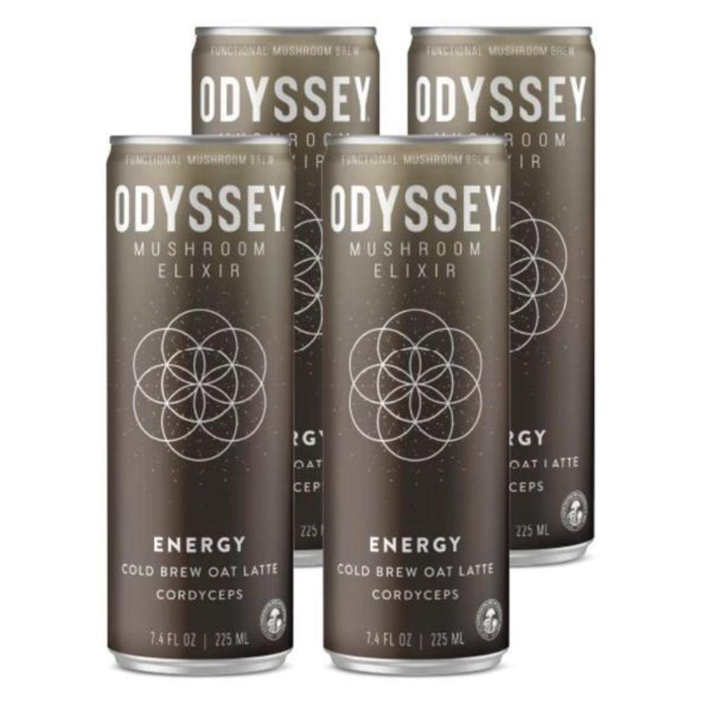 Odyssey Mushroom Elixir 7.4oz 12/Pack Drinks OdysseyElixir Energy Cold Brew Oat Latte