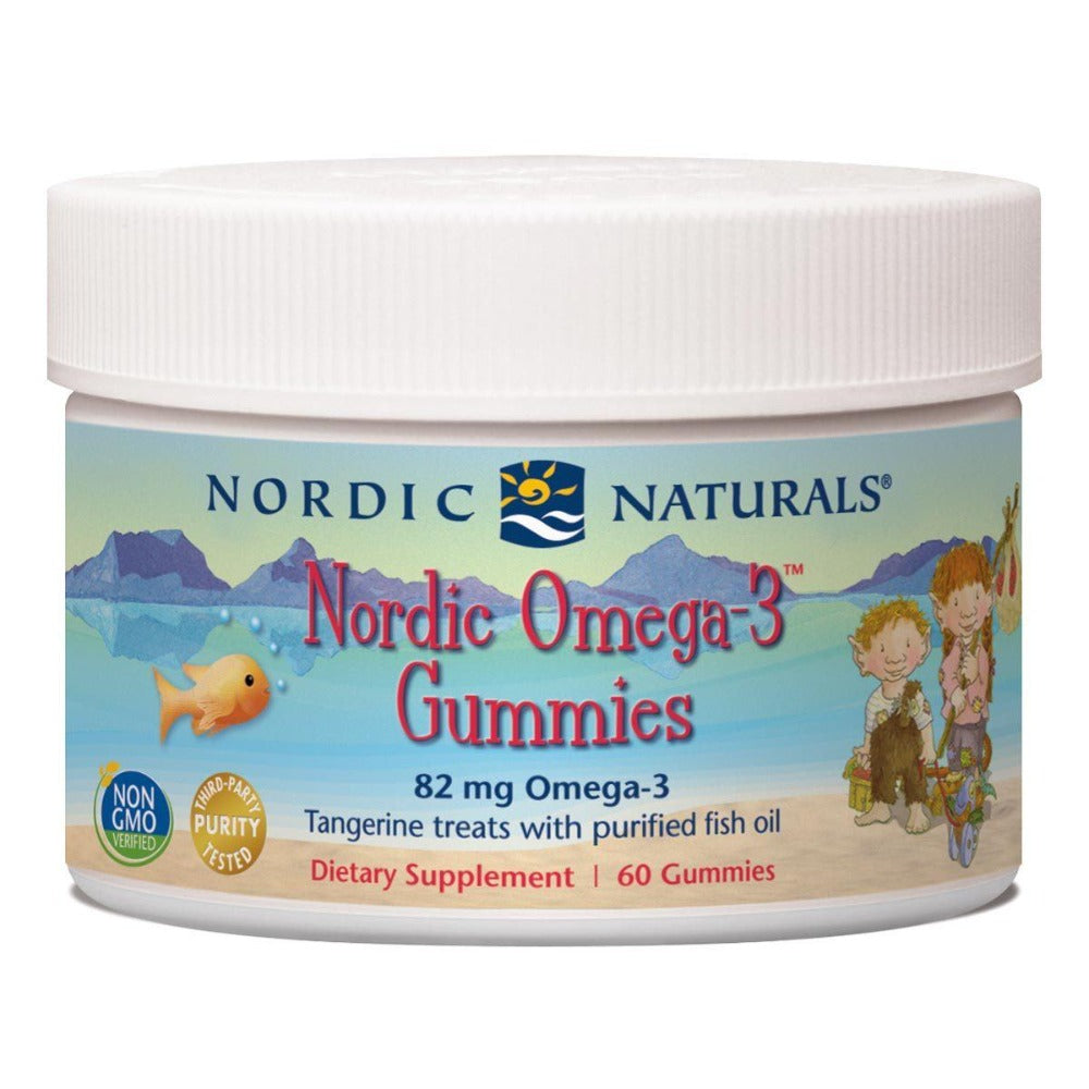 Nordic Naturals Nordic Omega-3 Gummies 60 Chews Omega Fatty Acids / EFAs Nordic Naturals (1058796077099)