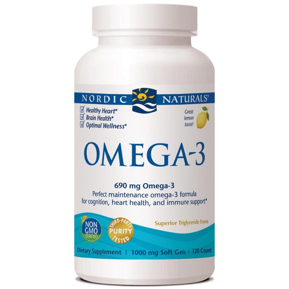 Nordic Naturals Omega-3 120 SoftGels Omega Fatty Acids / EFAs Nordic Naturals (1058796273707)