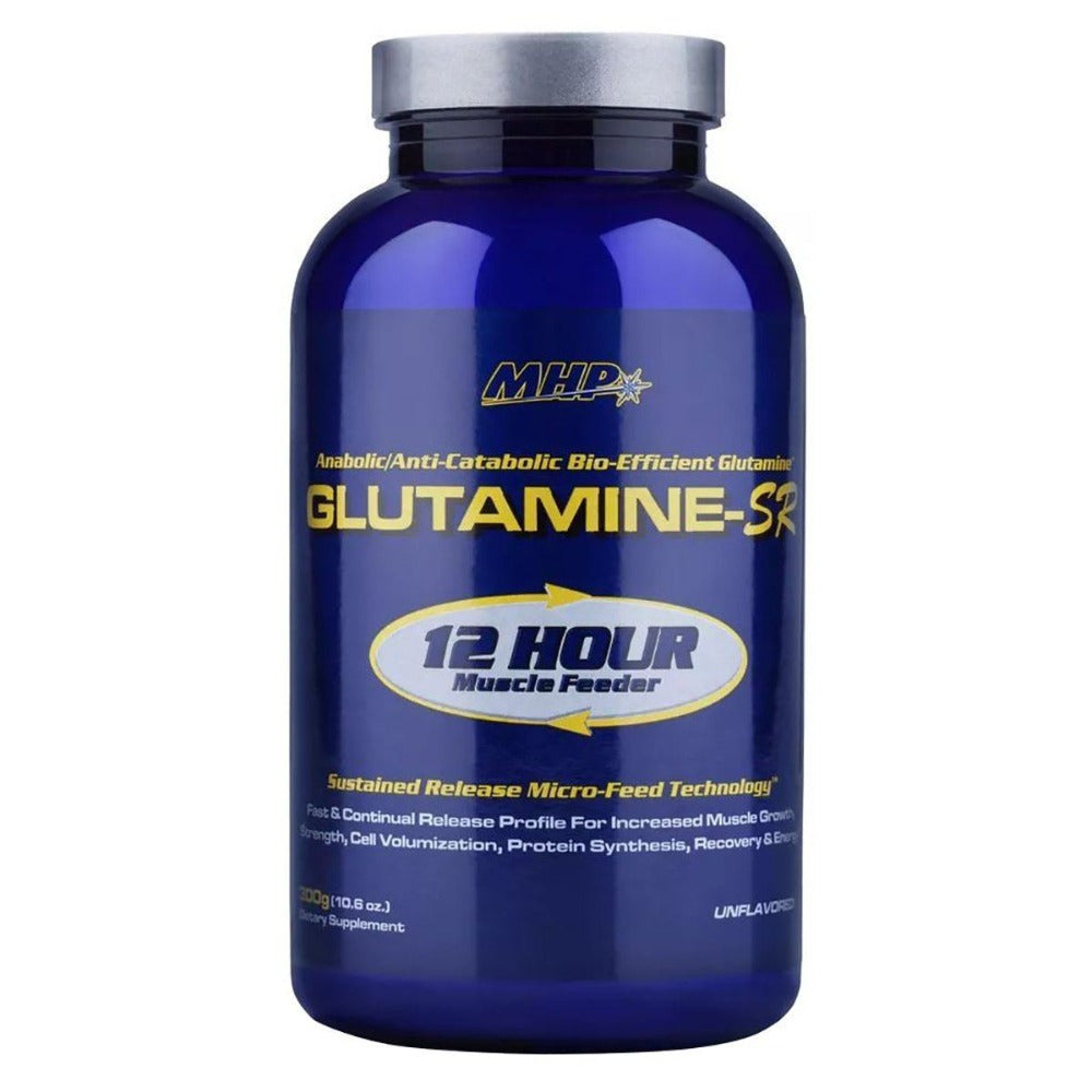 MHP Glutamine-SR 12 Hour Muscle Feeder 300 Grams Amino Acids MHP (1058095333419)
