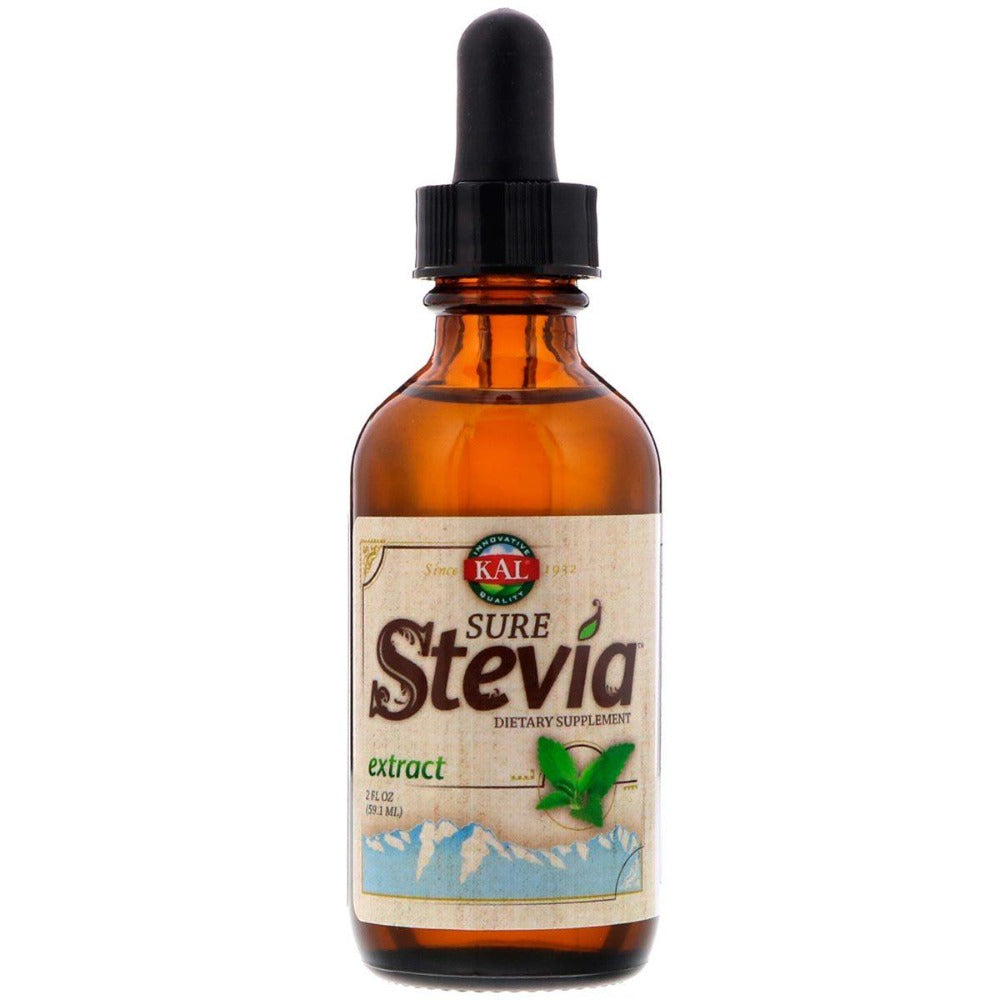 Kal Pure Stevia Liquid Extract 2 fl oz Herbs Kal (1057955053611)