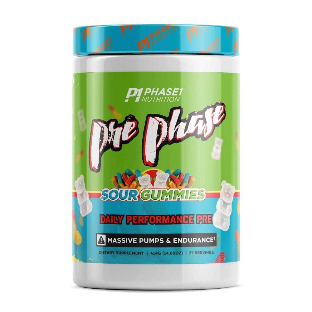 Phase One Nutrition PrePhase 30 Servings Pre-Workouts Phase One Nutrition Sour Gummies