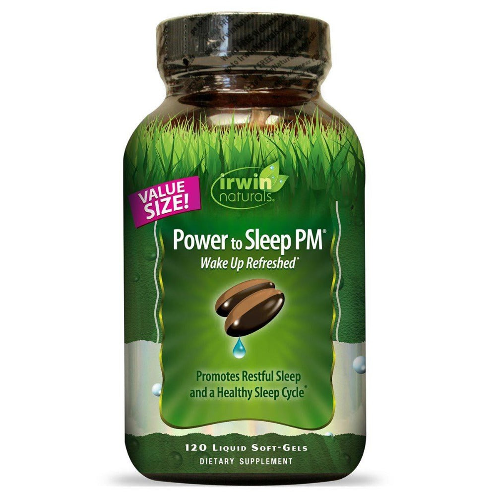 Irwin Naturals Power to Sleep PM 120 Liquid Soft-Gels Irwin Naturals (1058708881451)