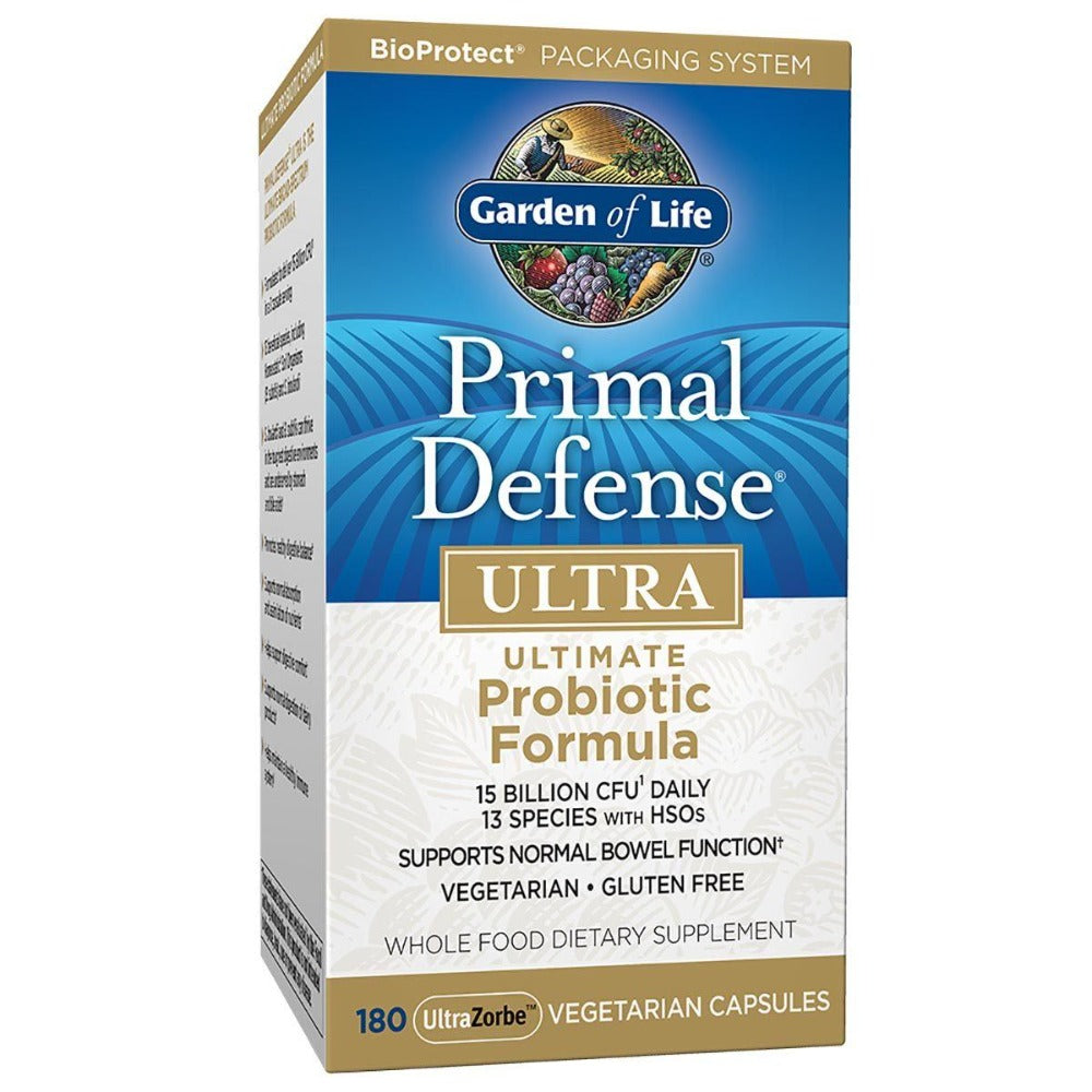 Garden of Life Primal Defense Ultra 180 Caps Digestive Health / Probiotics Garden of Life (1058073051179)
