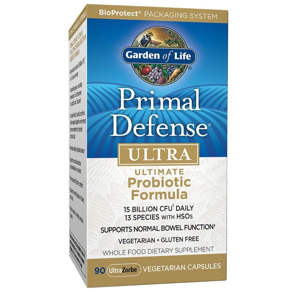 Garden of Life Primal Defense Ultra 90 Caps Digestive Health / Probiotics Garden of Life (1058038284331)