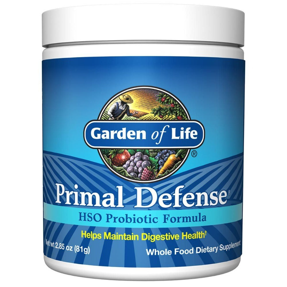Garden of Life Primal Defense Powder HSO Probiotic Formula 81 grams Digestive Health / Probiotics Garden of Life (1057974943787)