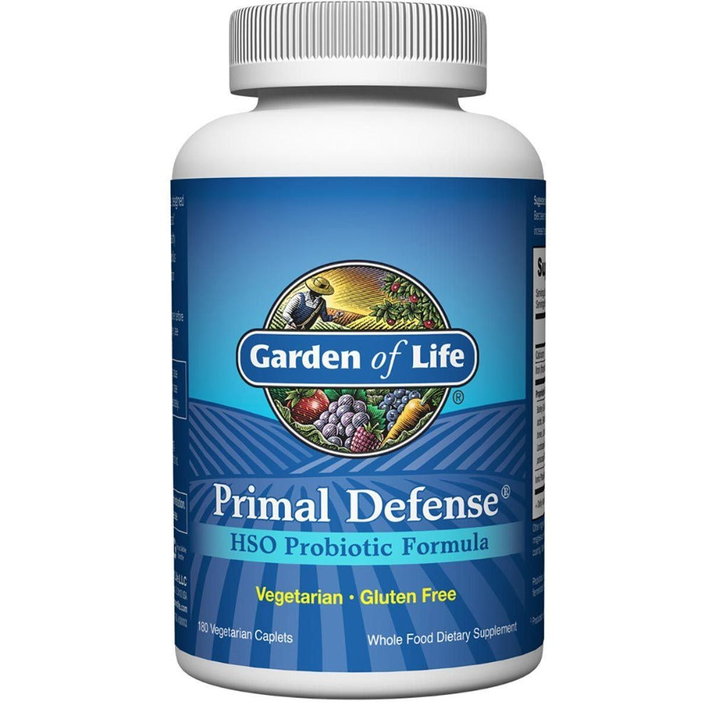 Garden of Life Primal Defense HSO Probiotic Formula 180 Caplets Digestive Health / Probiotics Garden of Life (1057991852075)