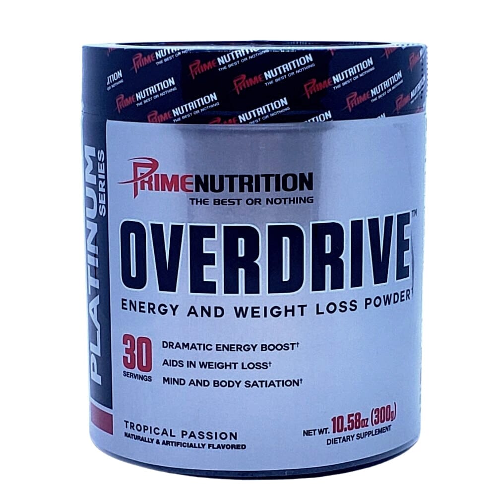 Prime Nutrition Overdrive 30 Servings Fat Burner Prime Nutrition Tropical Passion