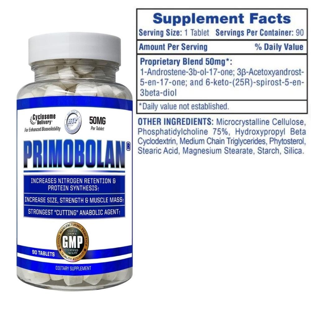 Hi Tech Pharmaceuticals Primobolan 90 Tablets Prohormones Hi-Tech Pharmaceuticals