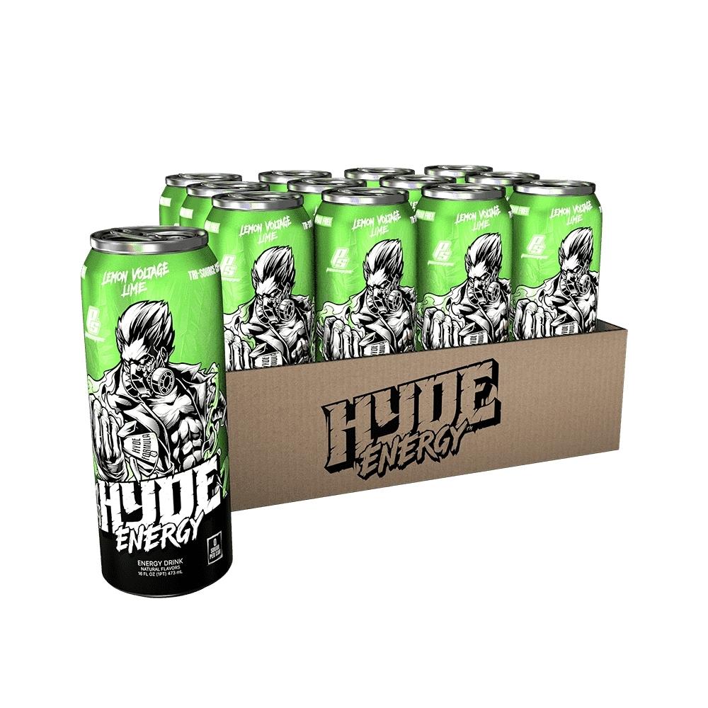 Pro Supps Hyde Energy RTD 12/case Drinks Pro Supps Lemon Lime