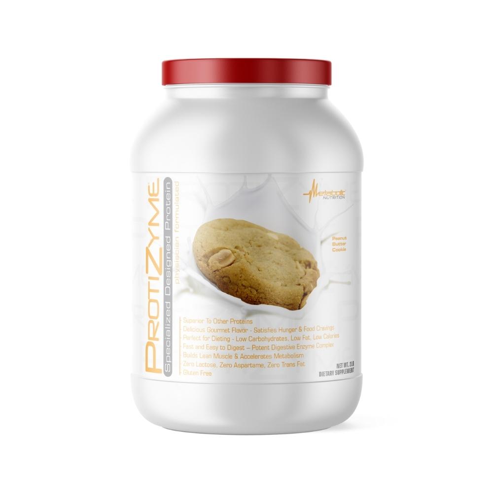 Metabolic Nutrition Protizyme 2 Lbs Protein Metabolic Nutrition Peanut Butter Cookie