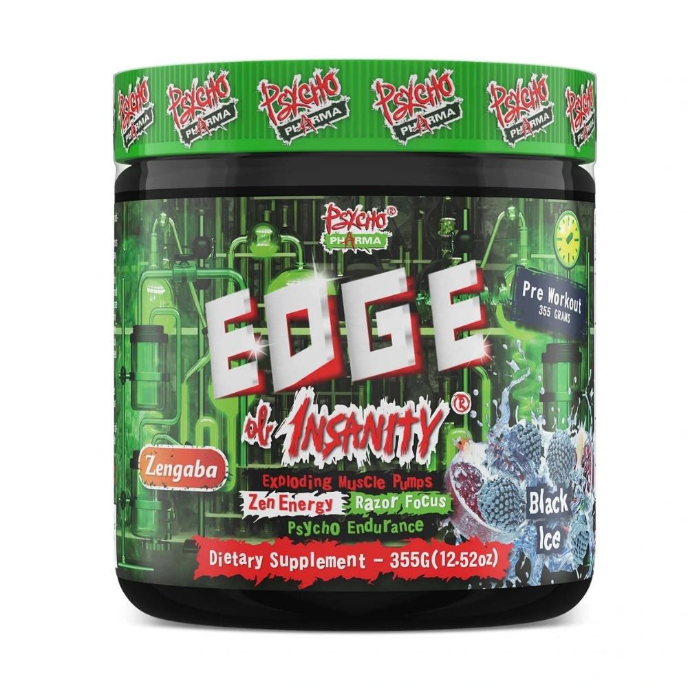 Psycho Pharma Edge of Insanity 25 Servings Pre-Workouts Psycho Pharma Black Ice
