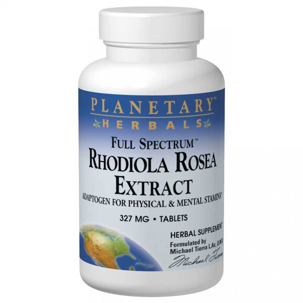 Planetary Herbals Rhodiola Rosea Extract 327mg 120 Tabs Personal Care Planetary Herbals (1059075358763)