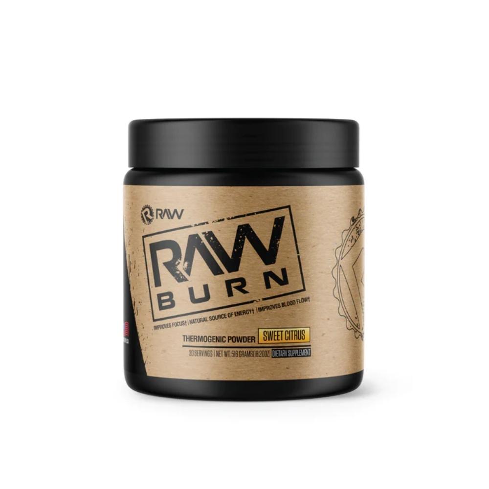 Raw Nutrition Burn 30 Servings Fat Burner Raw Sweet Citrus