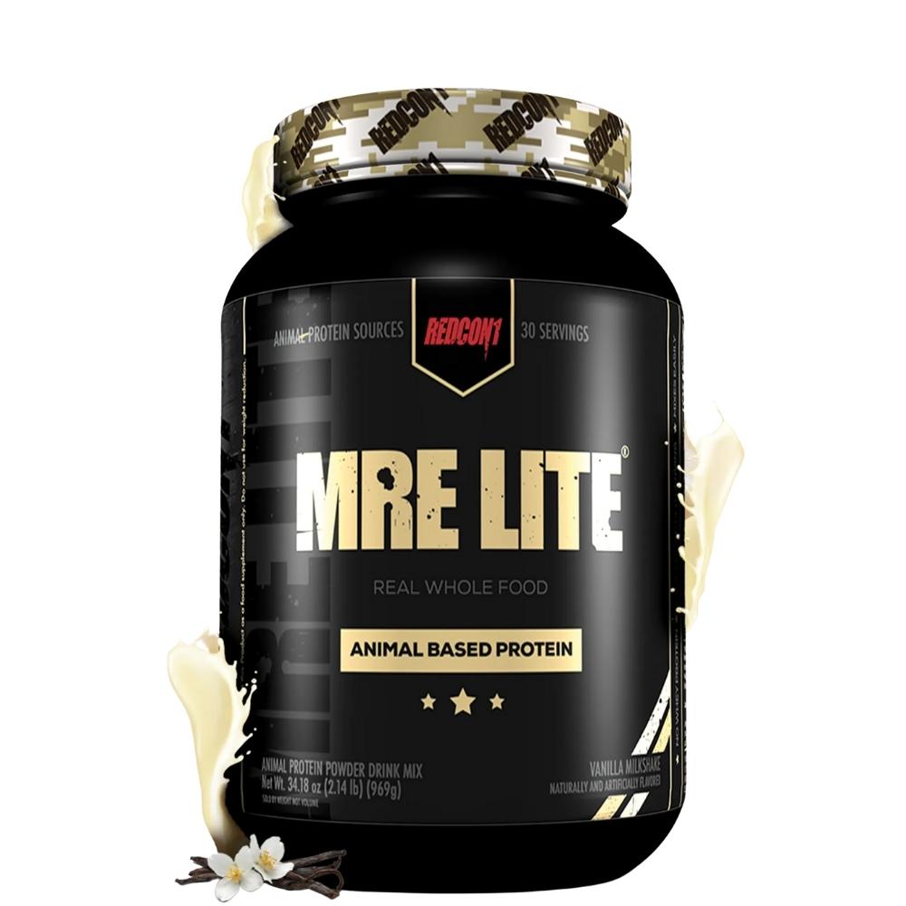 RedCon1 MRE Lite 30 Servings Protein Powders Redcon 1 Vanilla Milkshake