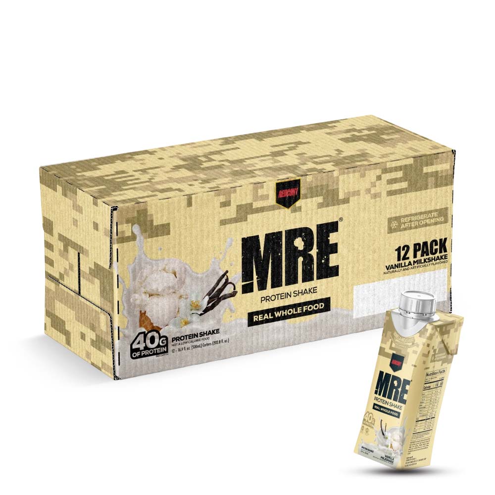 Redcon1 MRE RTD 12/Case Drinks Redcon 1 Vanilla Milkshake