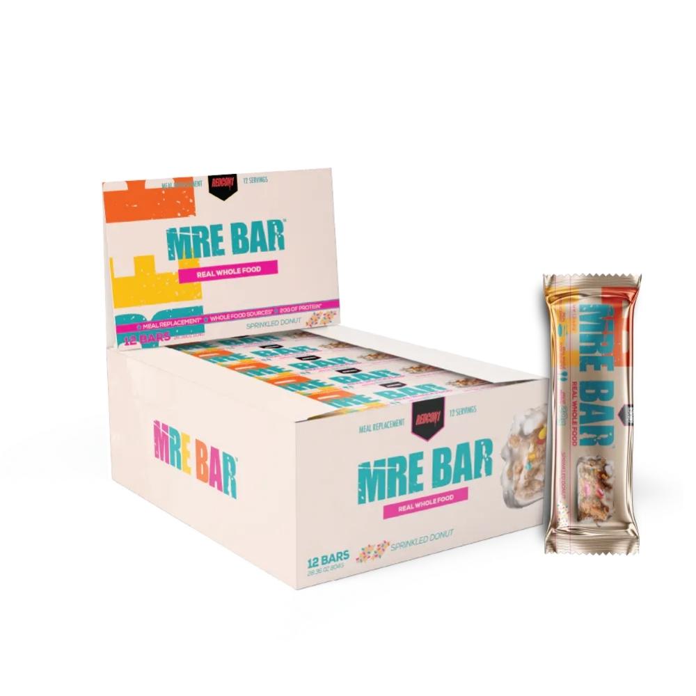 Redcon1 MRE Bars 12/Box Bars Redcon 1 Sprinkled Donut