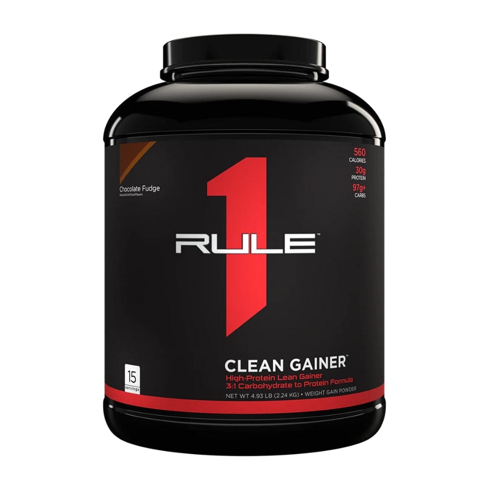 Rule 1 Clean Gainer 5lb Meal Replacement Powders Rule1 Chocolate Fudge
