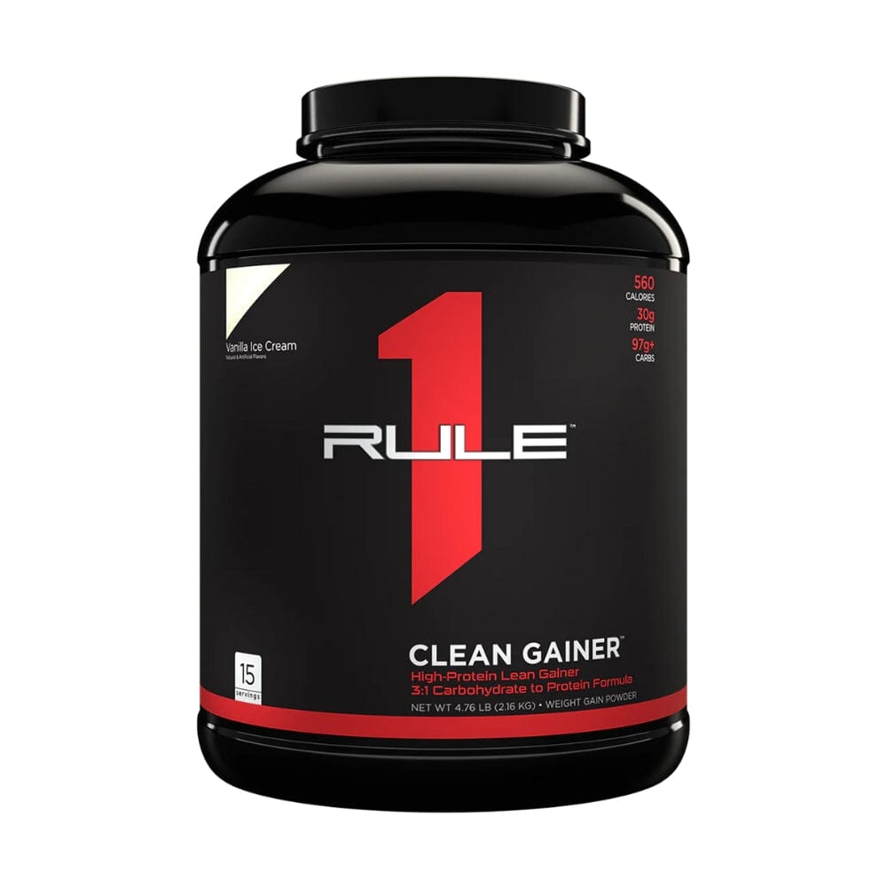 Rule 1 Clean Gainer 5lb Meal Replacement Powders Rule1 Vanilla Ice Cream