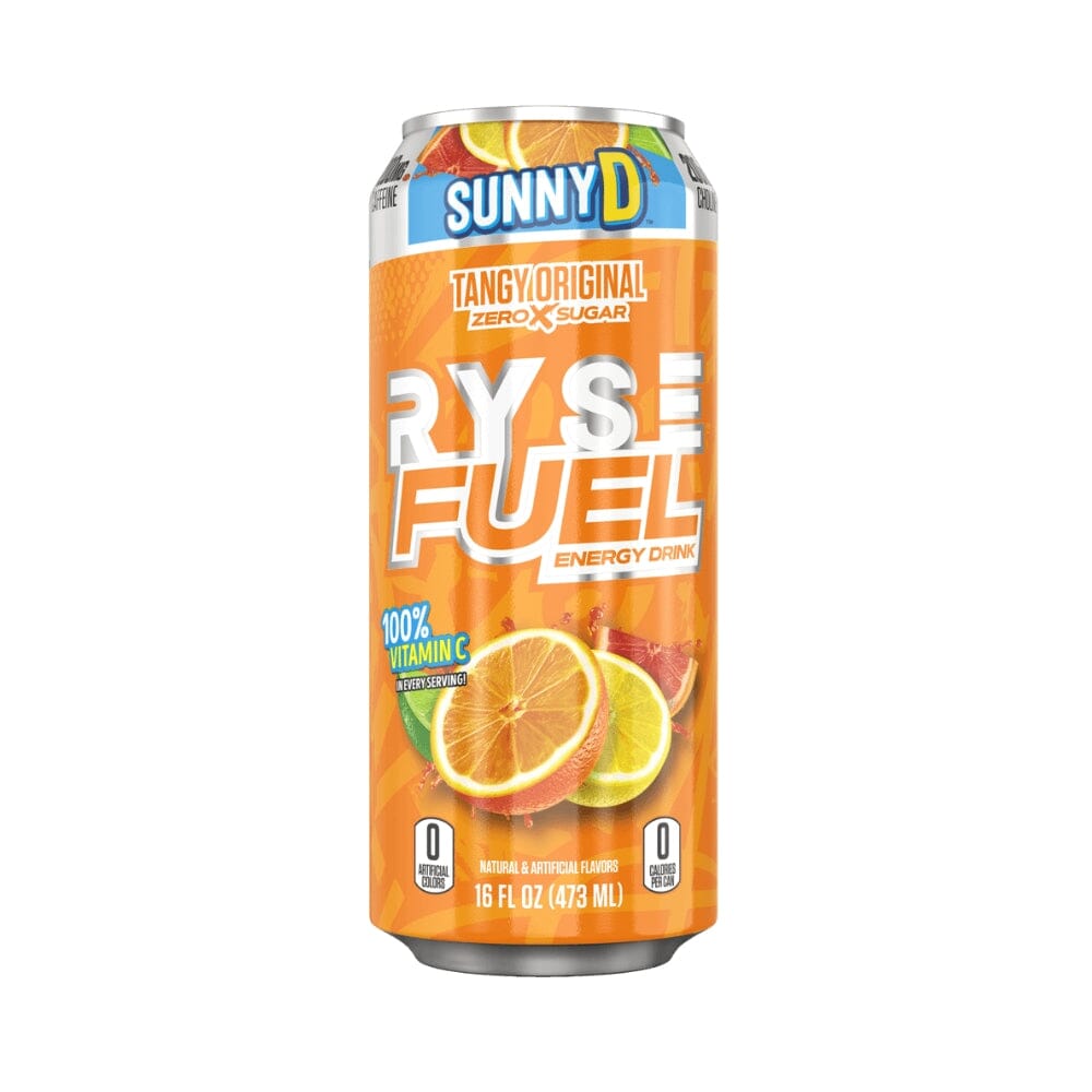 Ryse Fuel Energy Drink RTD 12/Case Drinks Ryse Supplements Sunny D