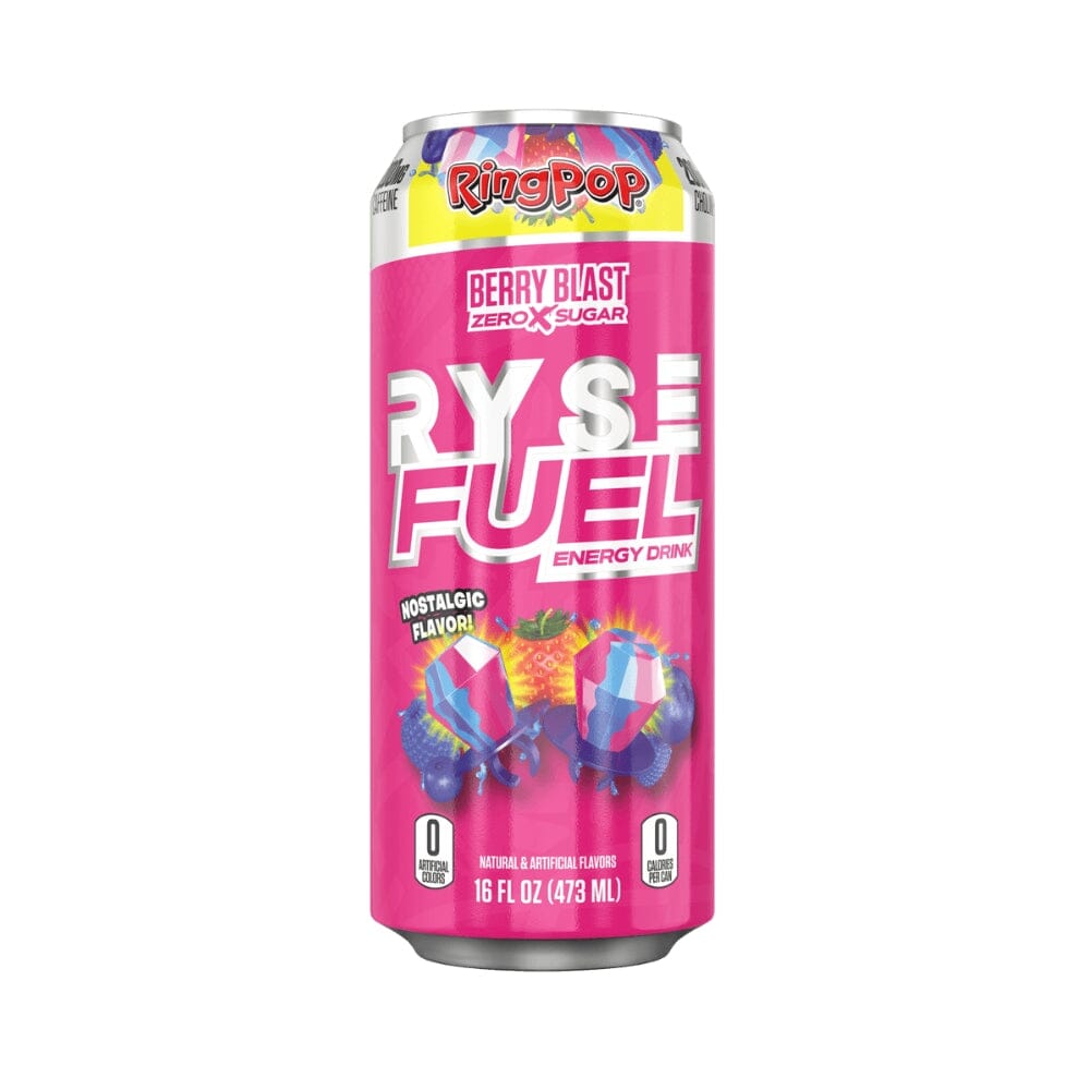 Ryse Fuel Energy Drink RTD 12/Case Drinks Ryse Supplements Ring Pop Berry