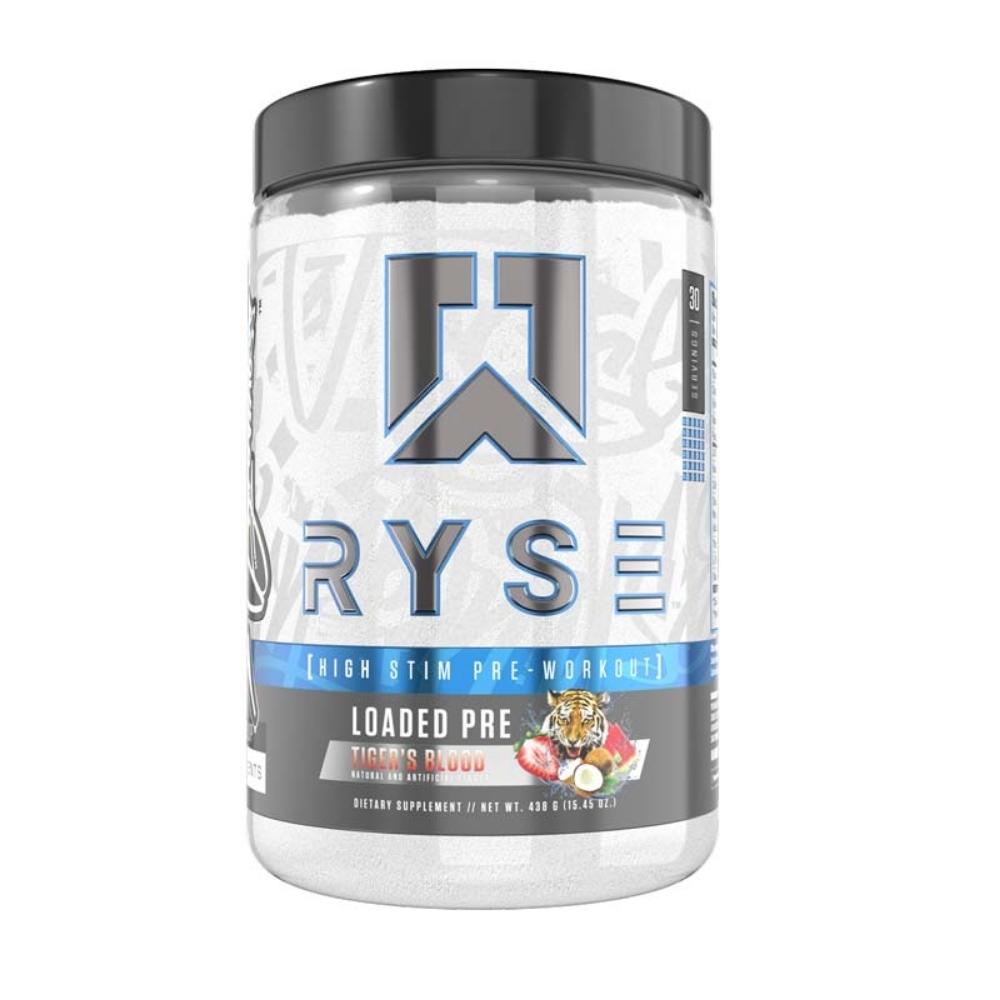 Ryse Loaded Pre Pre-Workouts Ryse Supplements Tigers Blood