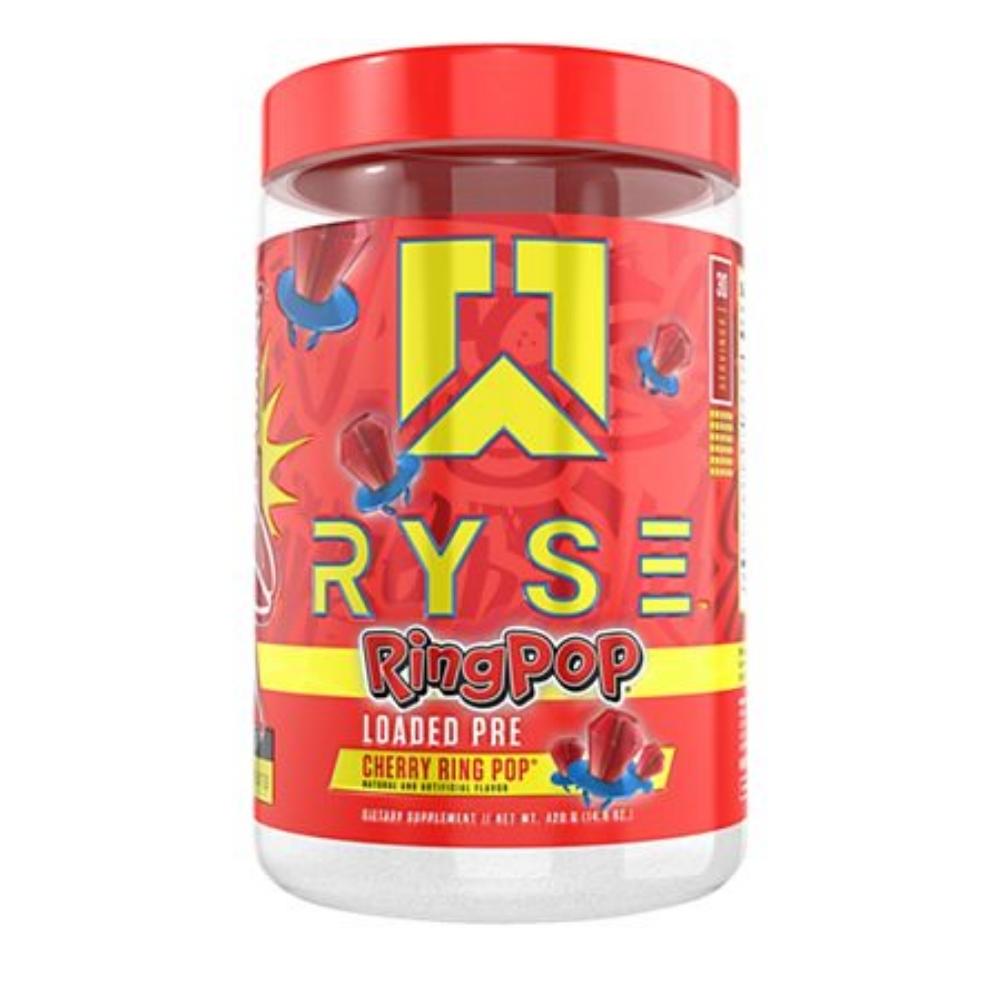 Ryse Loaded Pre Pre-Workouts Ryse Supplements Ring Pop Cherry