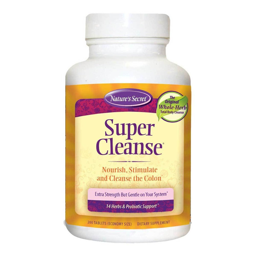 Nature's Secret Super Cleanse 200 Tabs Herbs Nature's Secret (1058625945643)