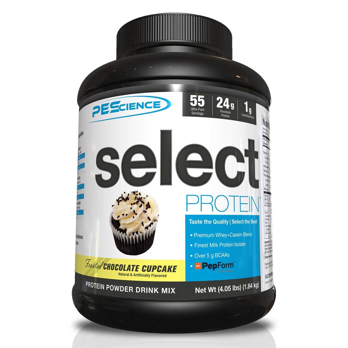 PEScience Select Protein 55 Servings Protein PEScience Frosted Chocolate Cupcake (1059081453611)