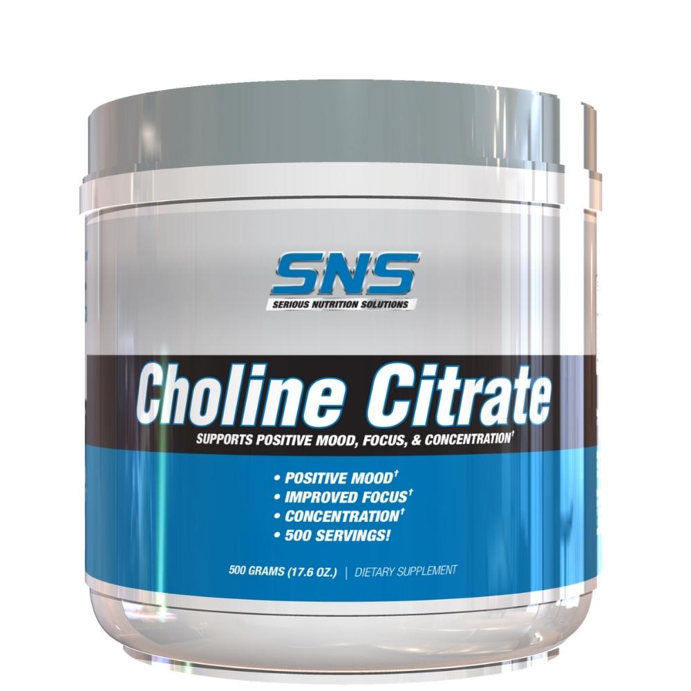 Serious Nutrition Solutions Choline Citrate 500 Grams Cognitive Serious Nutrition Solutions