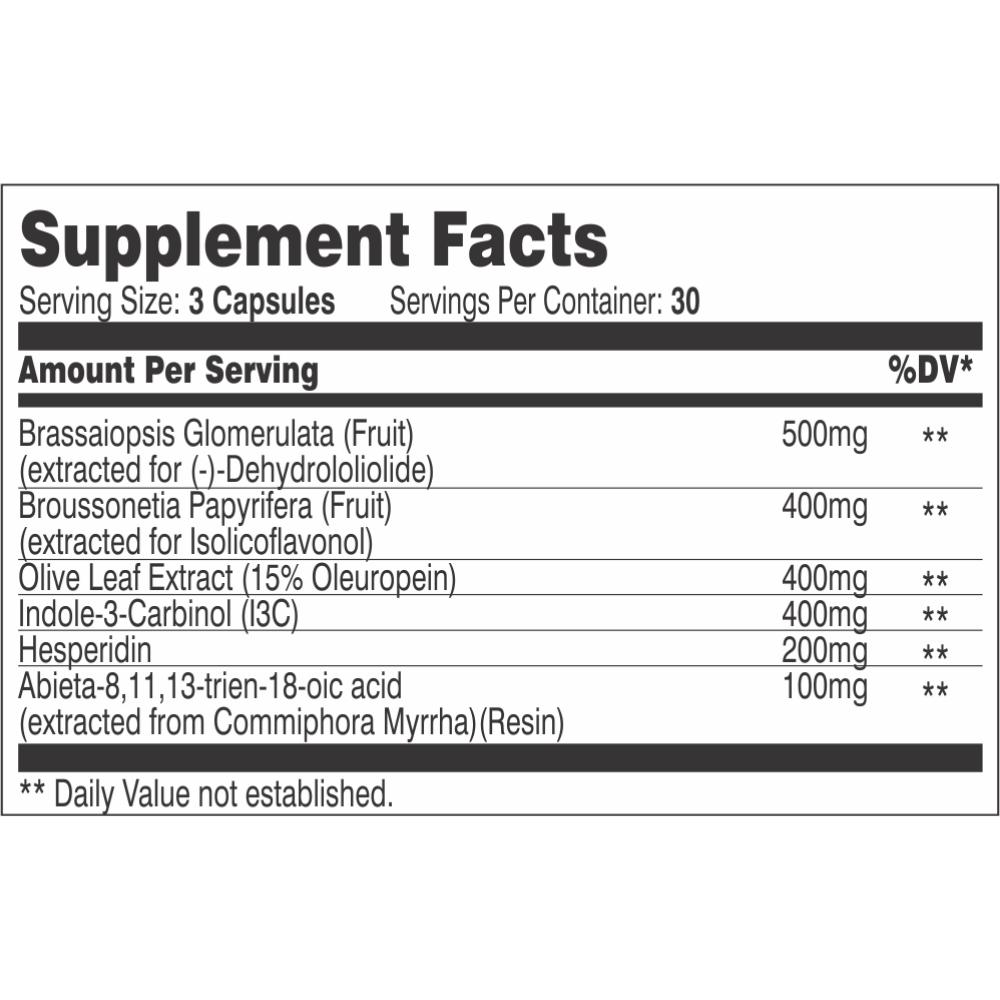 Serious Nutrition Solutions Inhibit-E 90 Capsules Estrogen Blockers Serious Nutrition Solutions