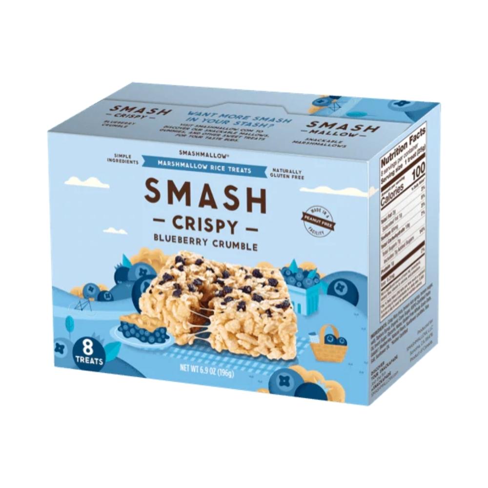 Smashmallow Smash Crispy 8/box Foods Juices Smashmallow Blueberry Crumble